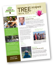 Cover of Treescapes issue 1 from 2018